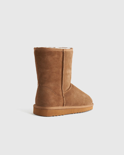 Australian Shearling Mid-Calf Boot - 6 / True Black
