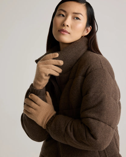 Mongolian Cashmere Gloves - One Size / True Navy