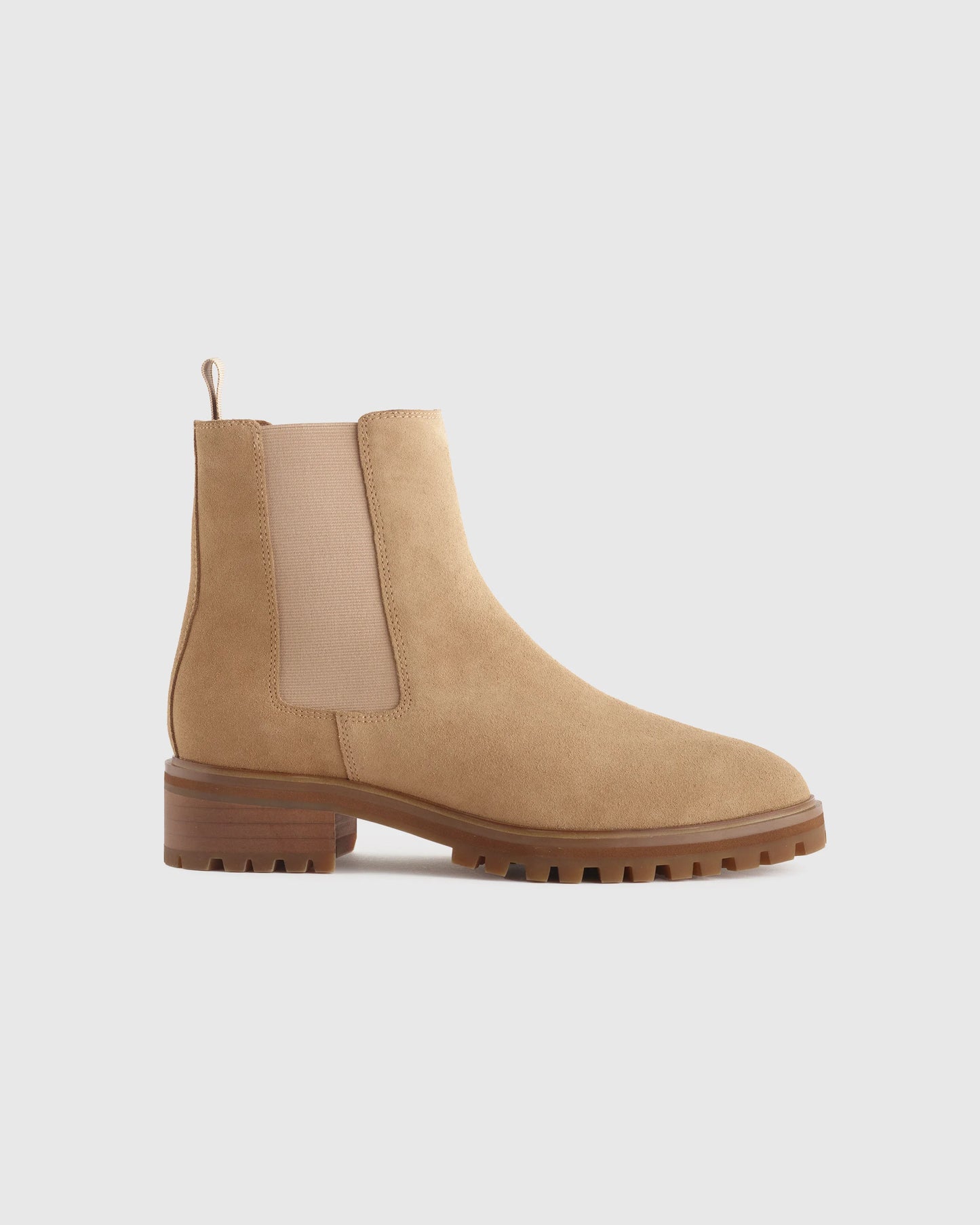 Suede Chelsea Boot - 5 / Desert
