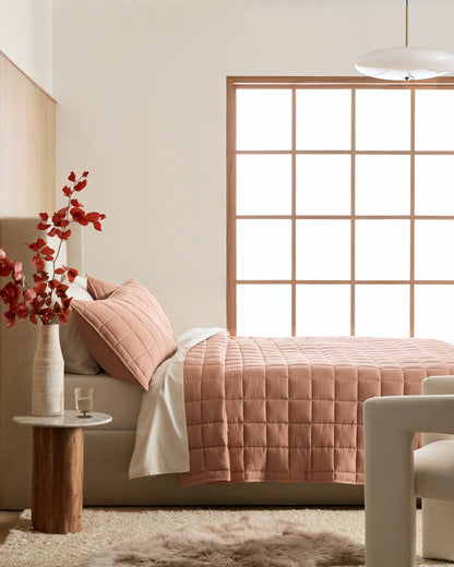 Bamboo Box Quilt - Twin / Sage