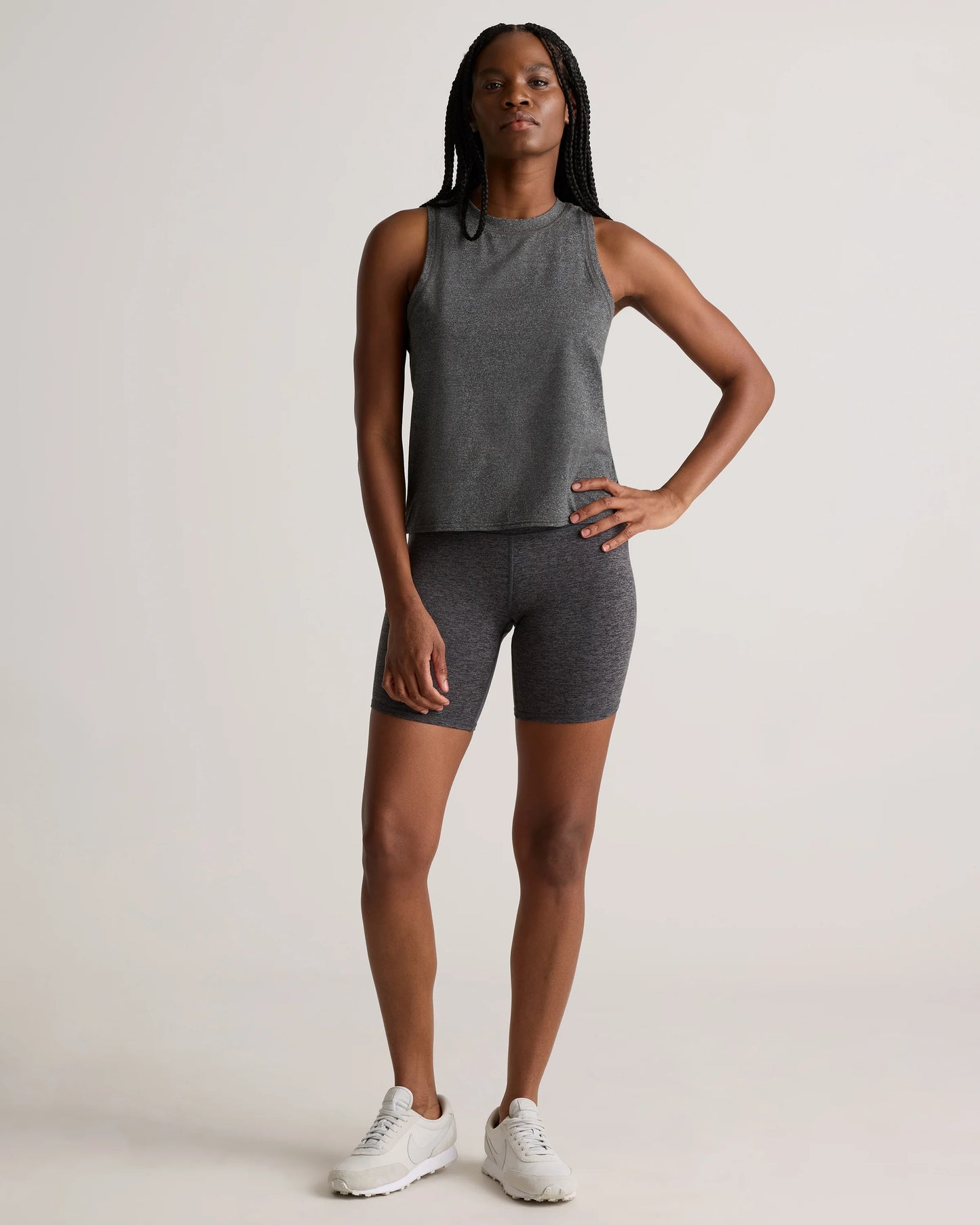 Ultra-Soft Bike Short - XS / Heather Espresso