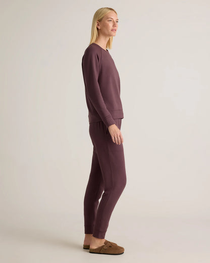 SuperSoft Fleece Crew - XS / Smoked Thyme Green