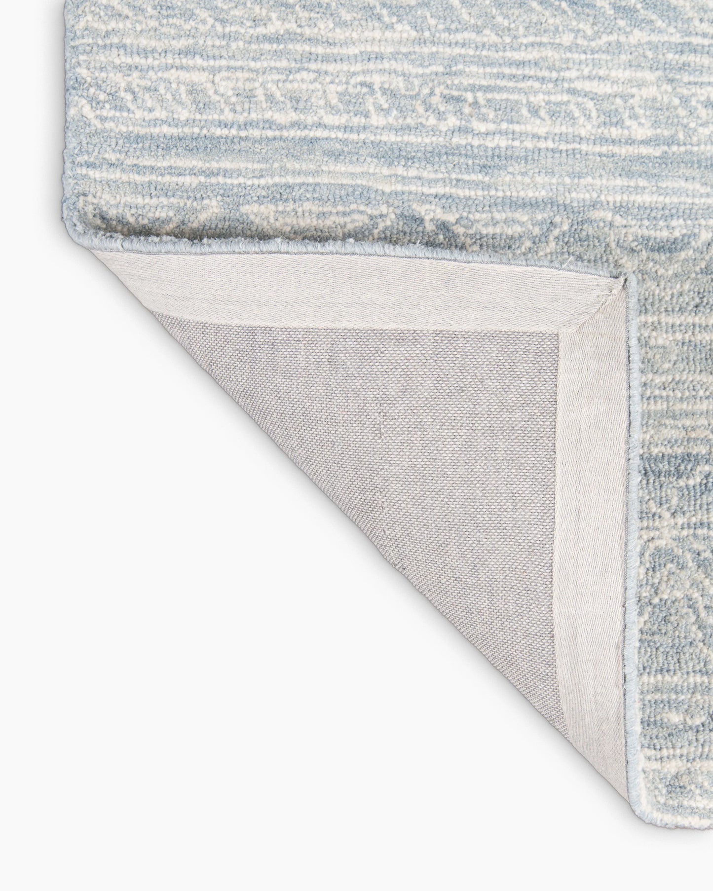 Teagan Hand-Hooked Wool Rug - 2' x 3' / Denim