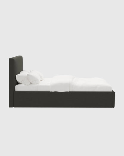 100% Linen Square Bed - Full / Canvas