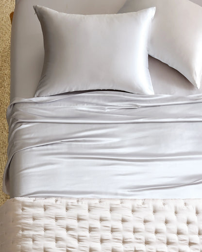 Mulberry Silk Sheet Set - Queen / Ivory