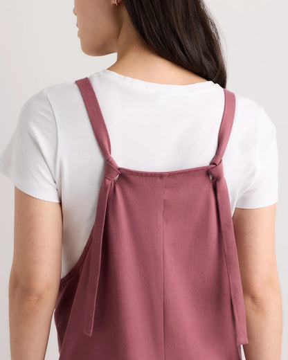 Organic Cotton Maternity Overalls - XS / Deep Navy