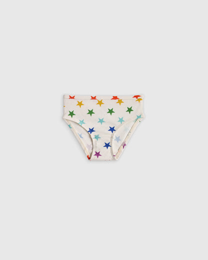 Girls 100% Organic Cotton Brief 7-Pack - 2T / Girl Multi Pack