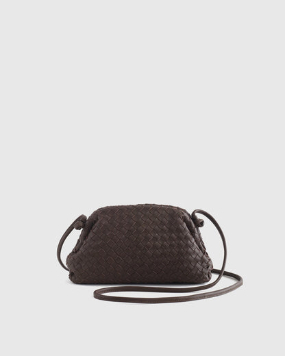 Naomi Handwoven Clutch - One Size / Black