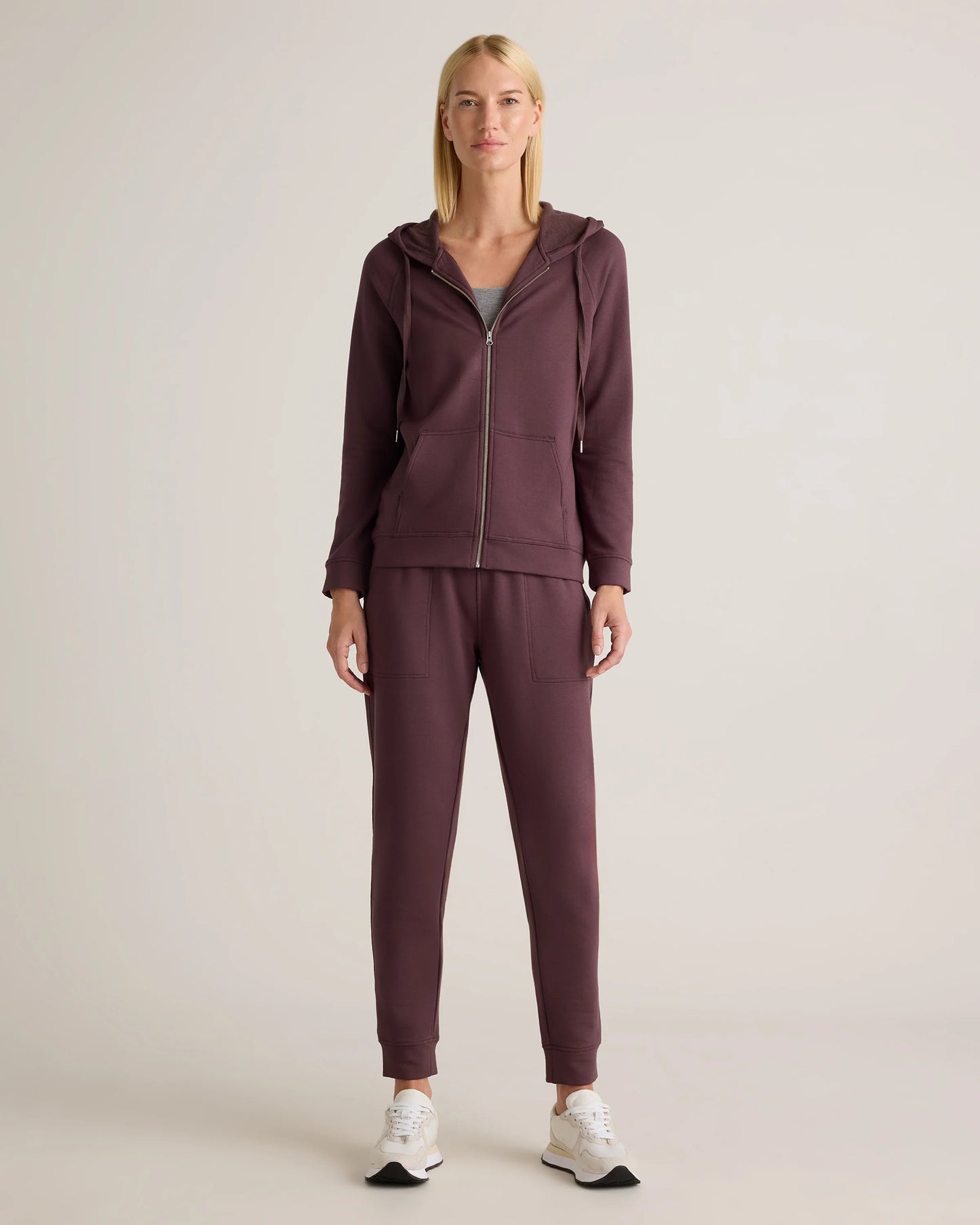 SuperSoft Fleece Full-Zip Hoodie - XS / Smoked Thyme Green