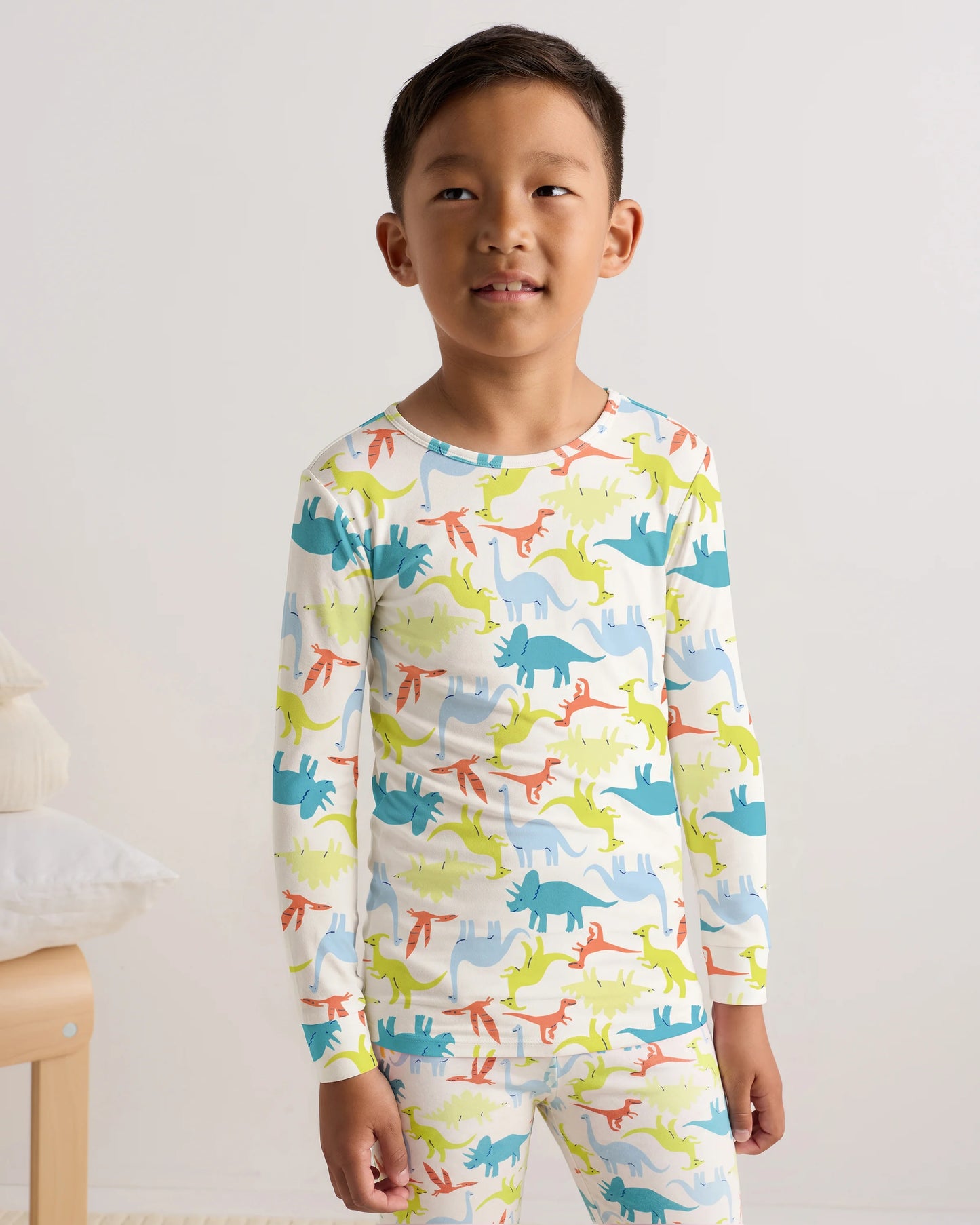Bamboo Long Sleeve and Pant Pajama Set - 6 / Wildflower Dreams