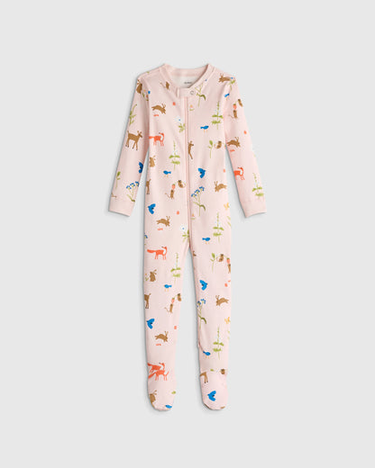 100% Organic Cotton Footie Pajama - 2T / Vehicles