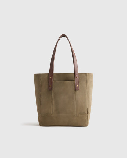 Waxed Canvas Utility Tote - One Size / Black