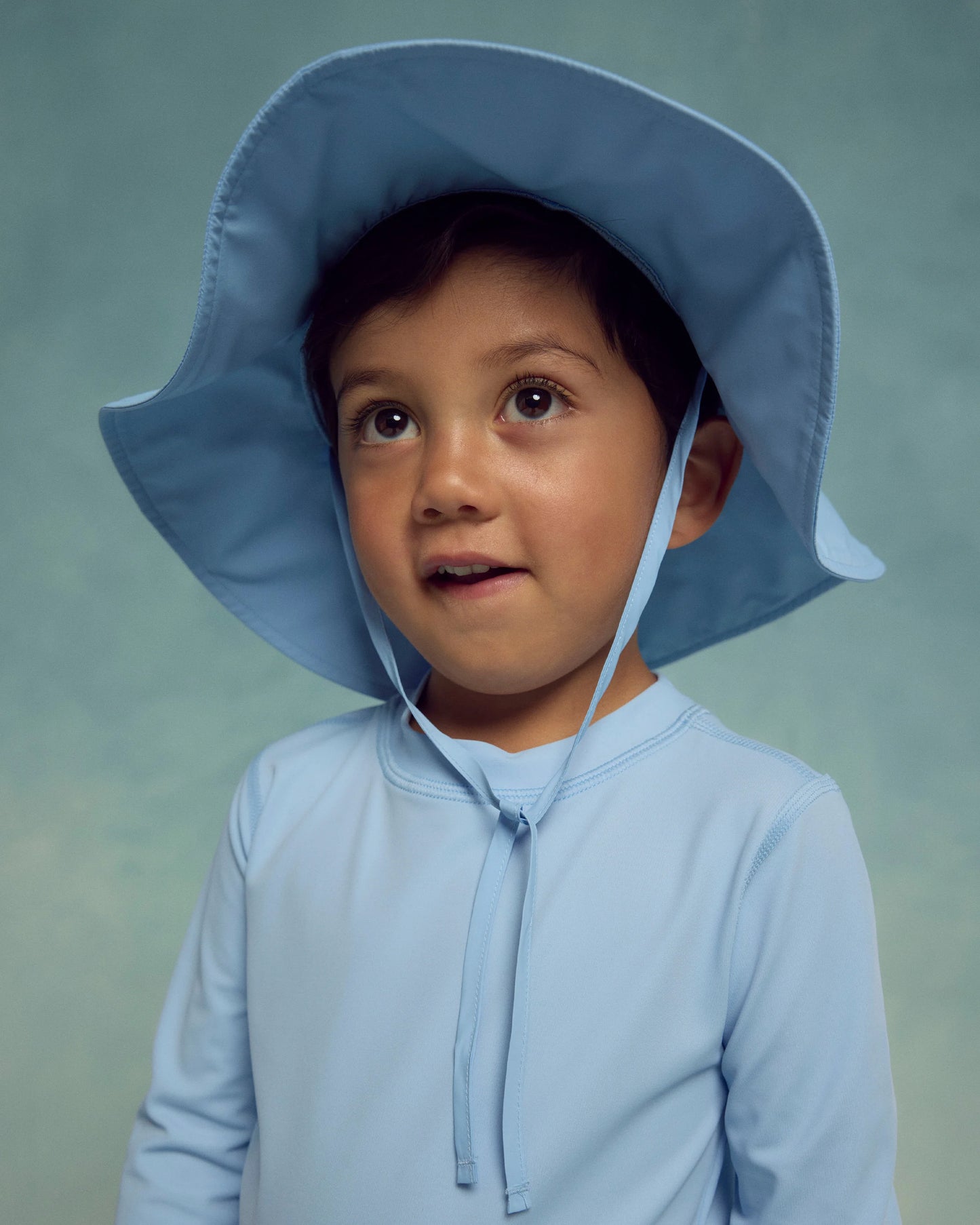 Sunsafe Rash Guard, Swim Trunks & Hat Set - 0-3M / Palms