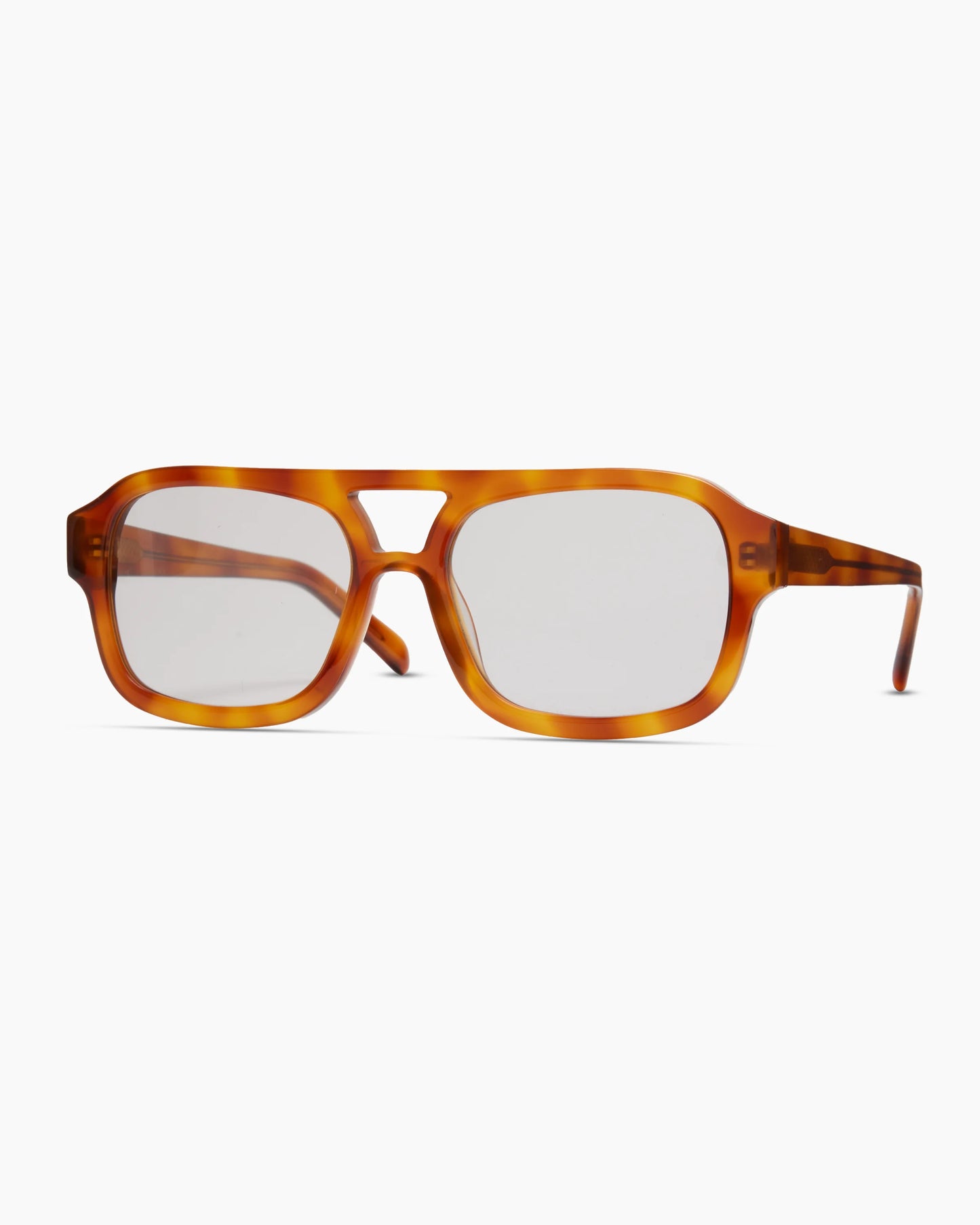 Berlin Polarized Acetate Sunglasses - Standard / Ginger Tortoise with Brown Gradient lens