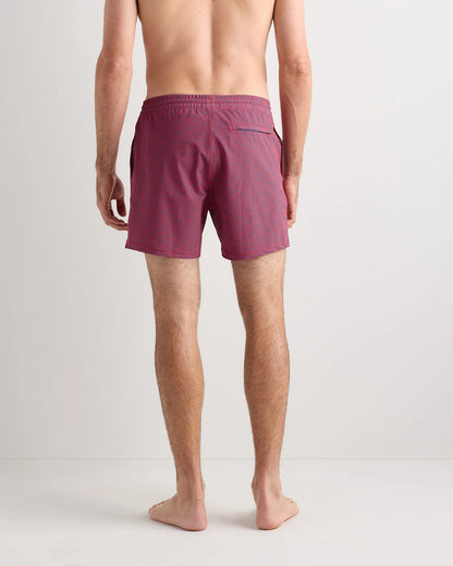 Italian Swim Trunks - 5.5" - XS / Navy Diamond Geo
