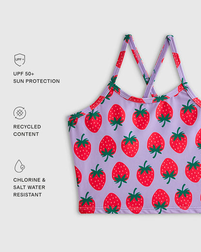 Tankini Swimsuit - 6 / Soft Ditsy Floral