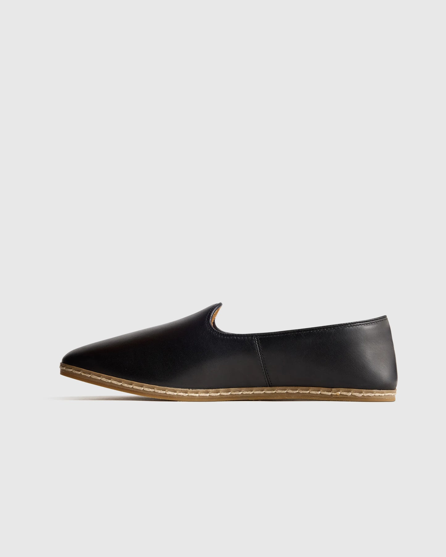 Crafted Leather Slip-On - 7 / Black