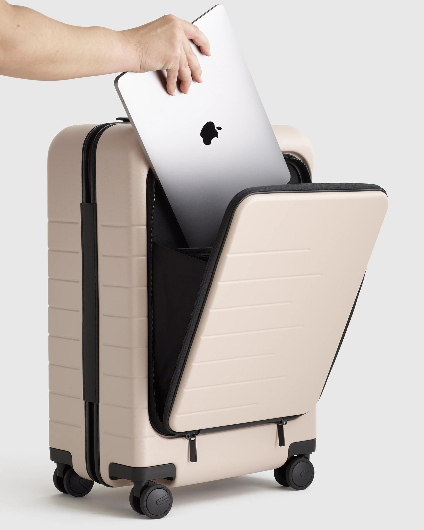 Front Pocket Carry-On Suitcase - One Size / Lavender