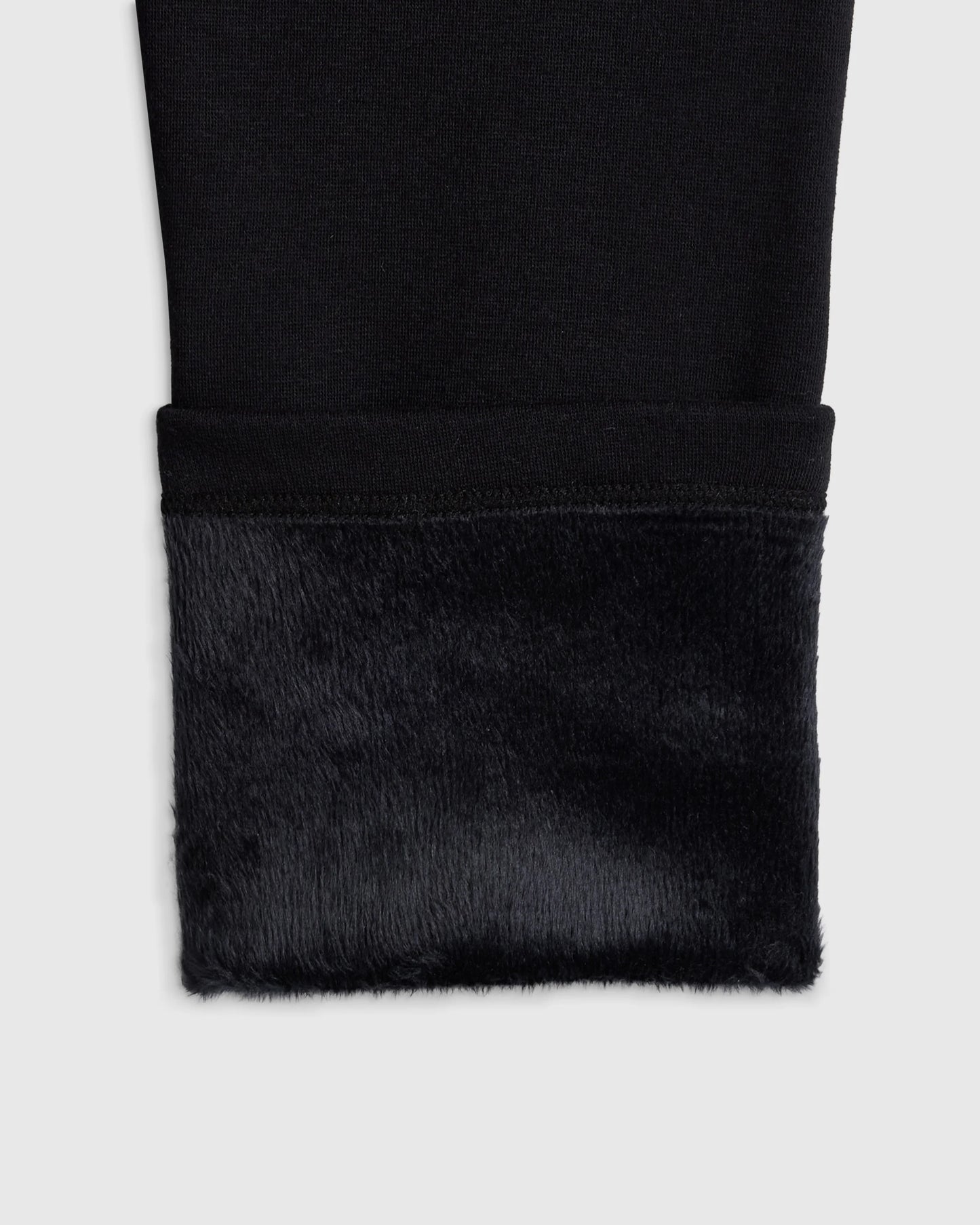 Fleece Lined Legging - 9-12M / Black