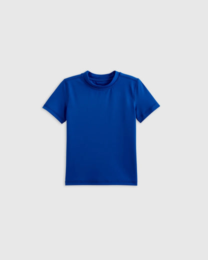 Short Sleeve Rash Guard Top - 2T / Coral Orange