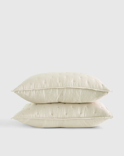 Bamboo Dream Quilted Sham Set - Standard / Sage