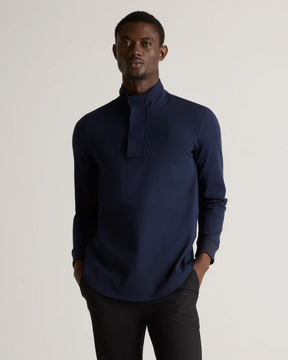 On Par Half-Zip Pullover - S / Deep Navy