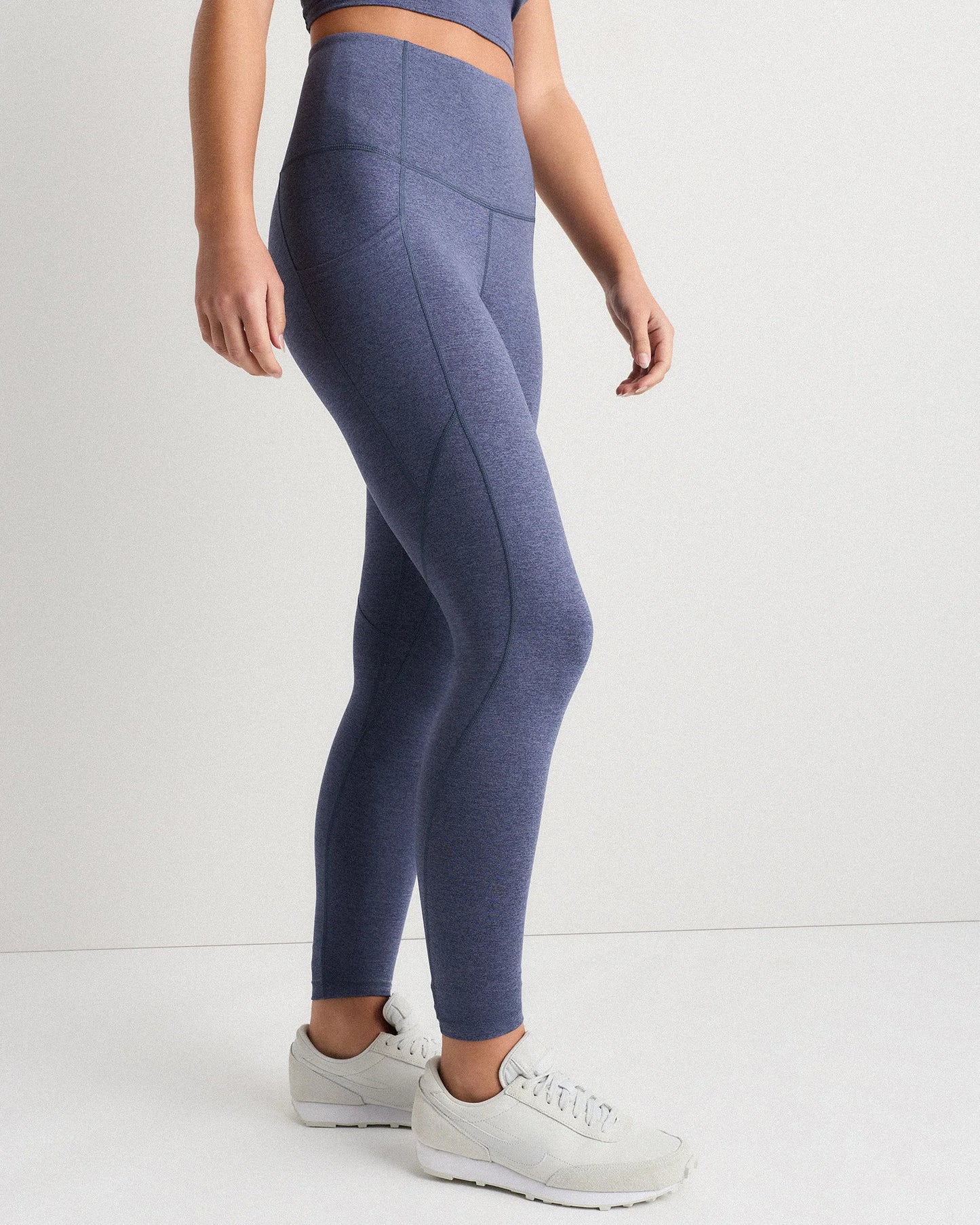 Ultra-Soft High-Rise Pocket Legging - XS / Heather Espresso