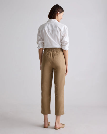 Drapey Twill Tapered Trouser - 0 / True Black