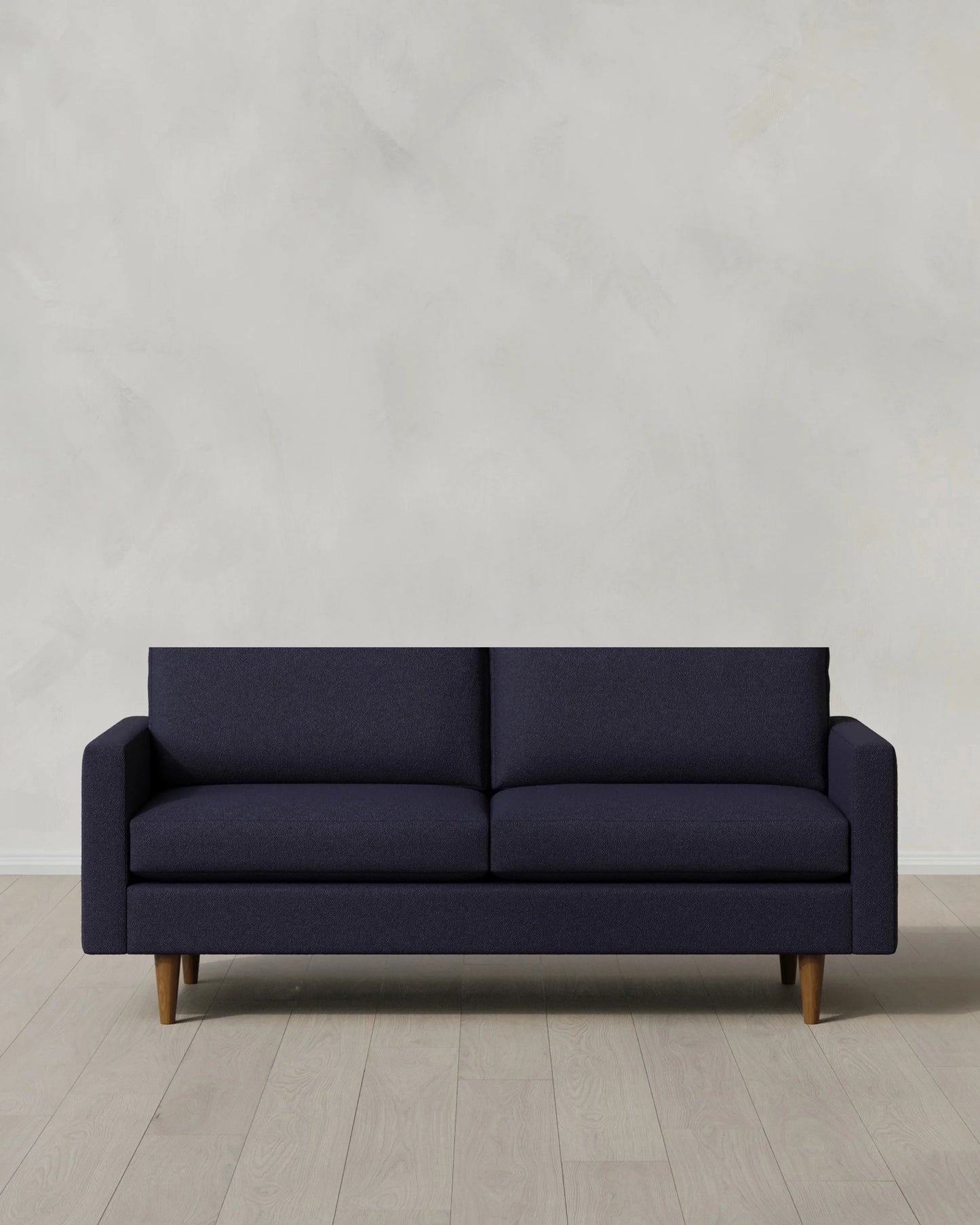 Atlas Midcentury Sofa in Performance Basketweave - 6ft / Navy