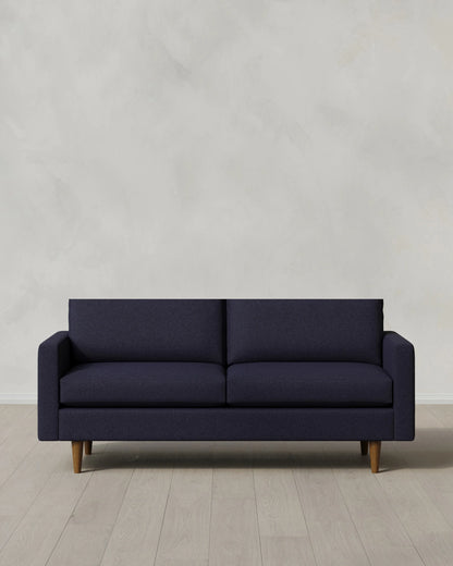 Atlas Midcentury Sofa in Performance Basketweave - 6ft / Navy