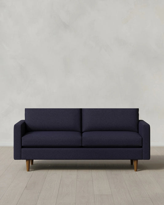 Atlas Midcentury Sofa in Performance Basketweave - 6ft / Navy