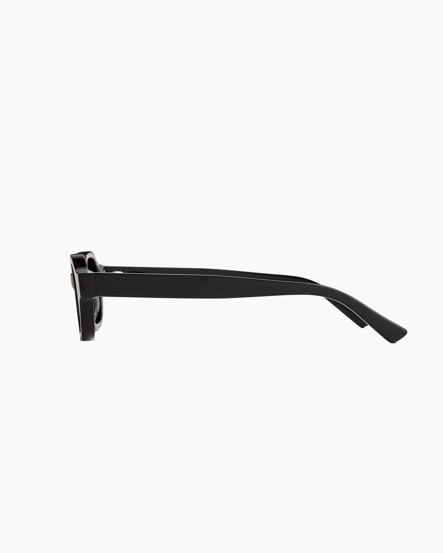 Sardinia Polarized Acetate Sunglasses - One Size / Black with Green lens