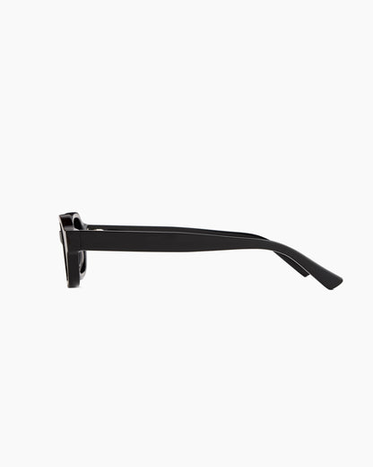 Sardinia Polarized Acetate Sunglasses - One Size / Black with Green lens