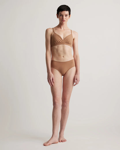Second Skin Hipster Brief (6-Pack) - XS / Mocha