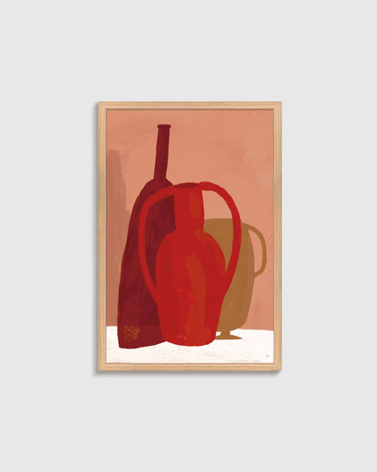 Vasi Di Terracotta by Marco Marella - 17.25"x25.25" / White