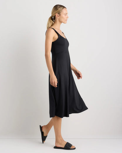 Flowknit Breeze Fit & Flare Dress - XS / Heather Green
