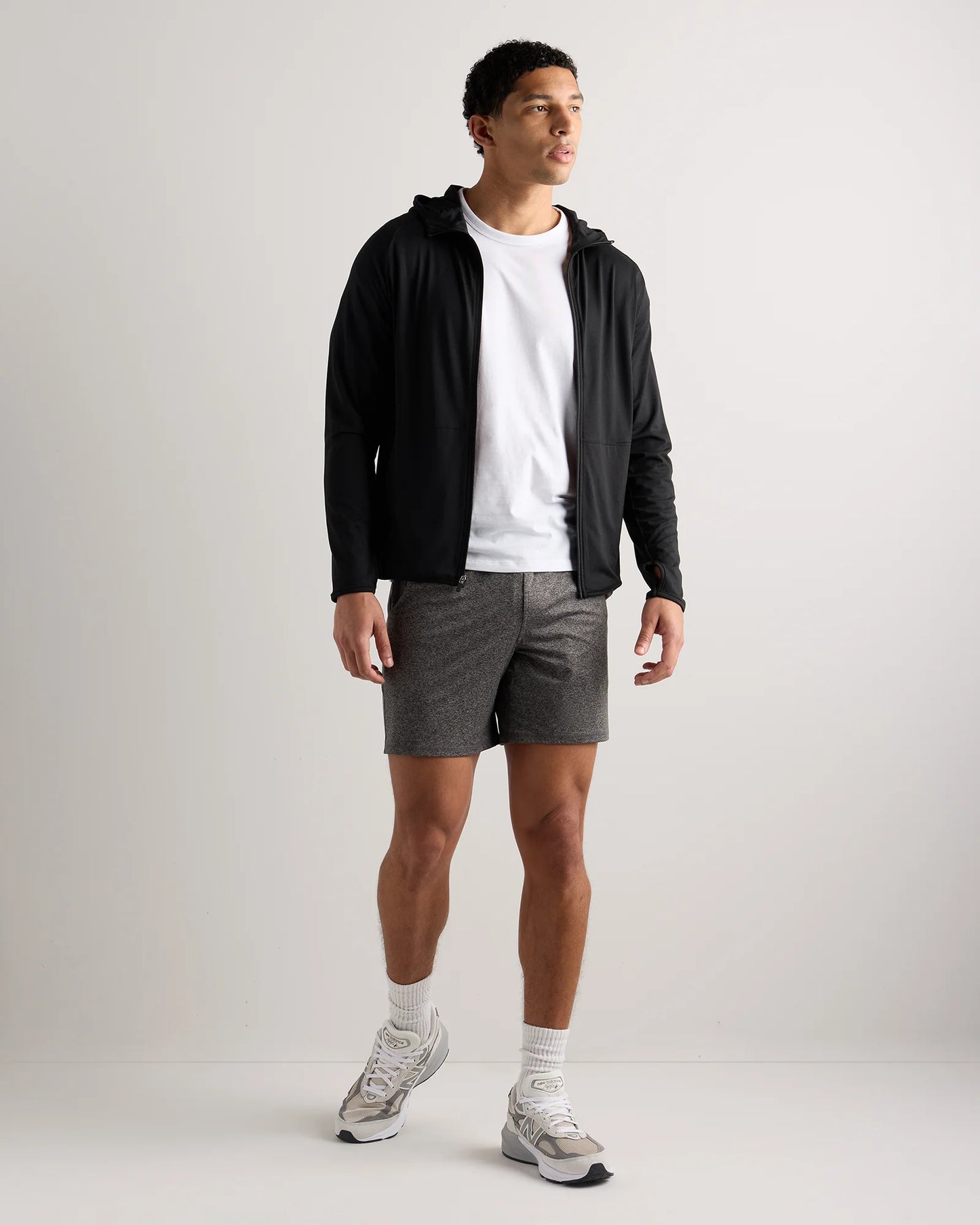 Flowknit Performance Zip Hoodie - S / Heather Grey