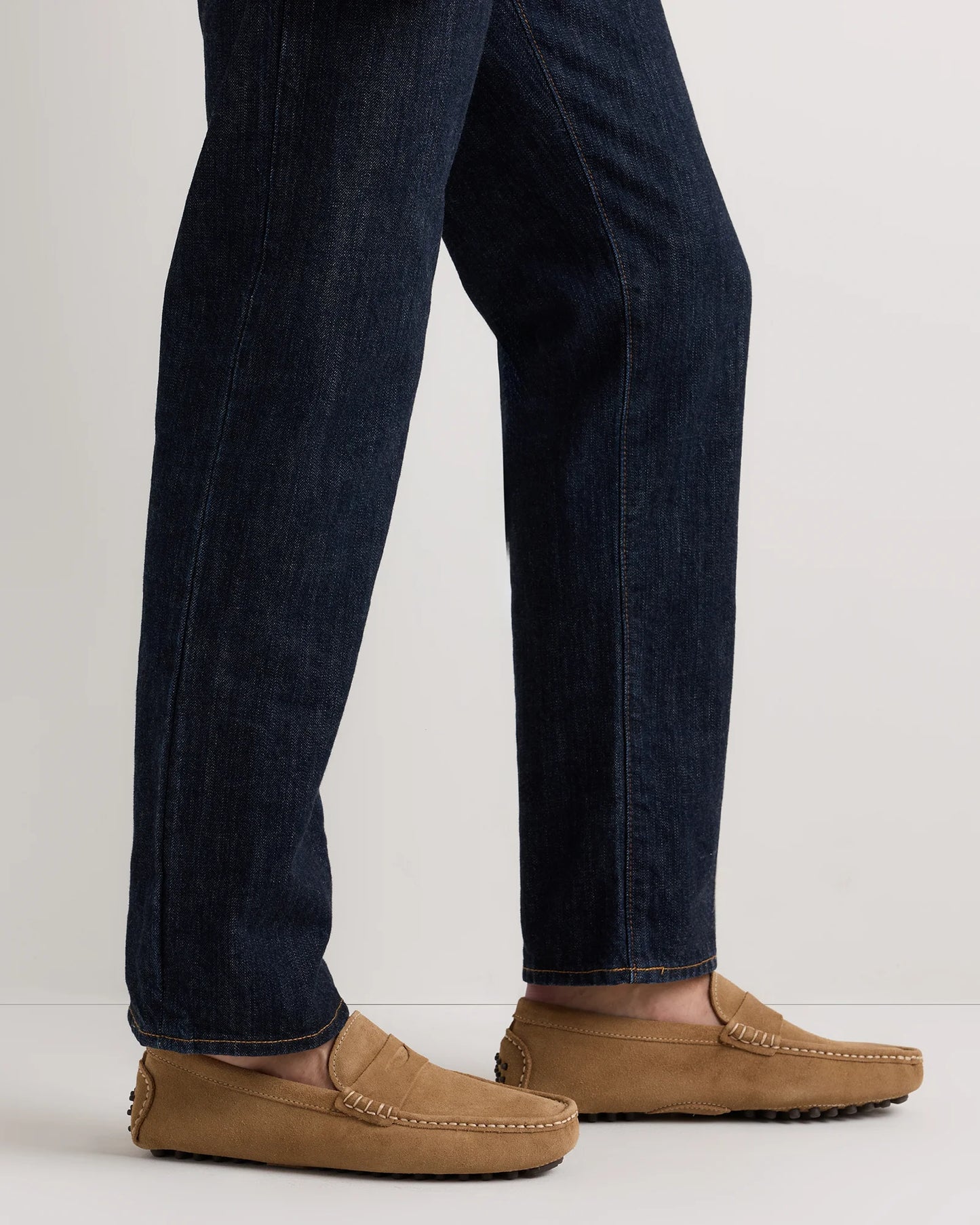 Essential Suede Driving Loafer - 7 / Dune