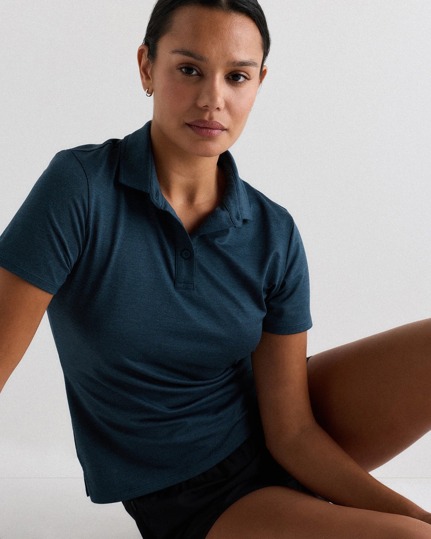 Flowknit Breeze Short Sleeve Polo - XS / Charcoal