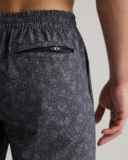 Italian Swim Trunks - 7" - XS / Navy Diamond Geo