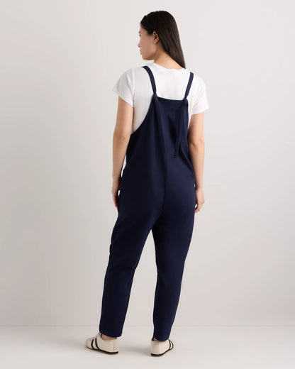 Organic Cotton Maternity Overalls - XS / Deep Navy