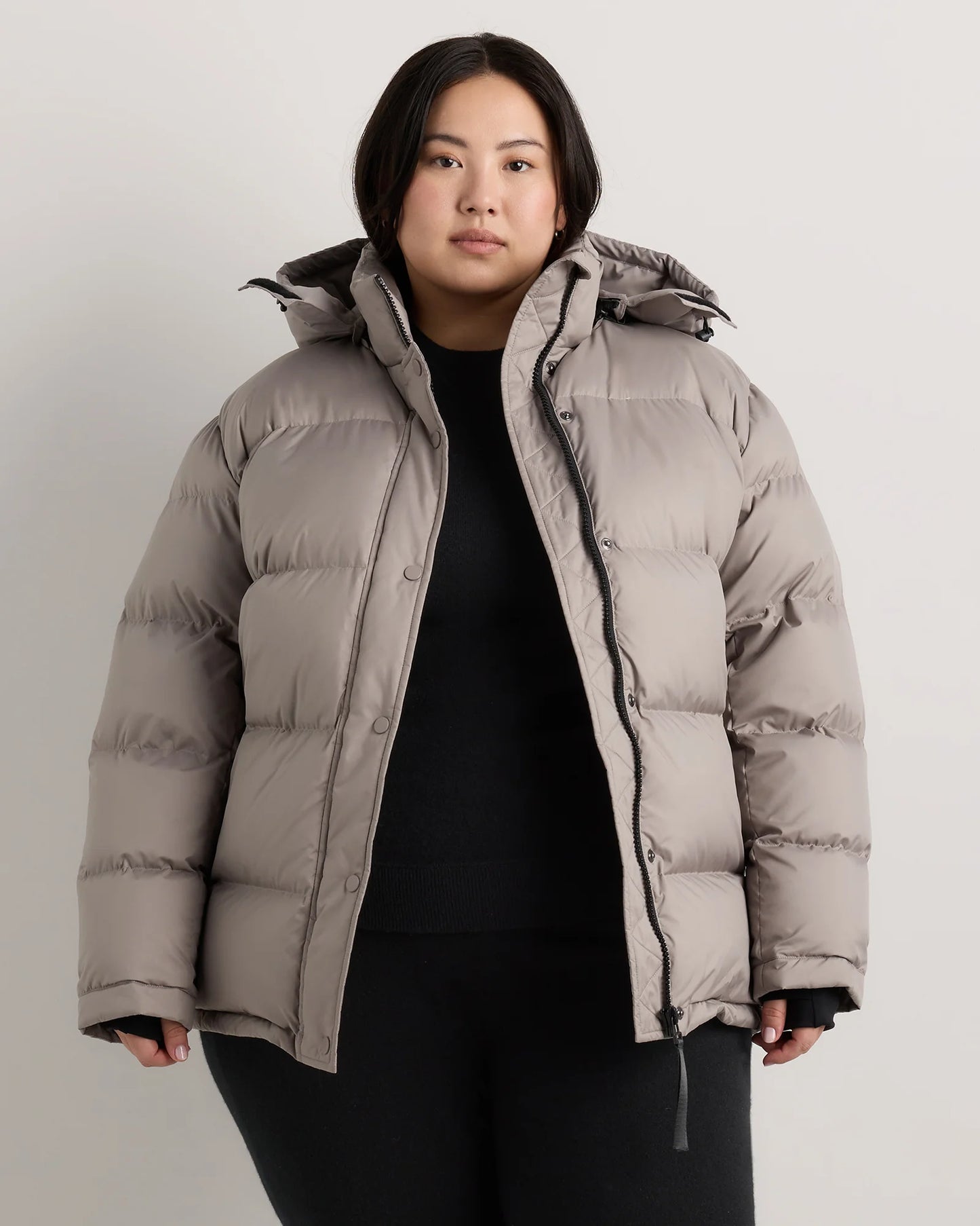 Responsible Down Puffer Jacket - 1X / Black