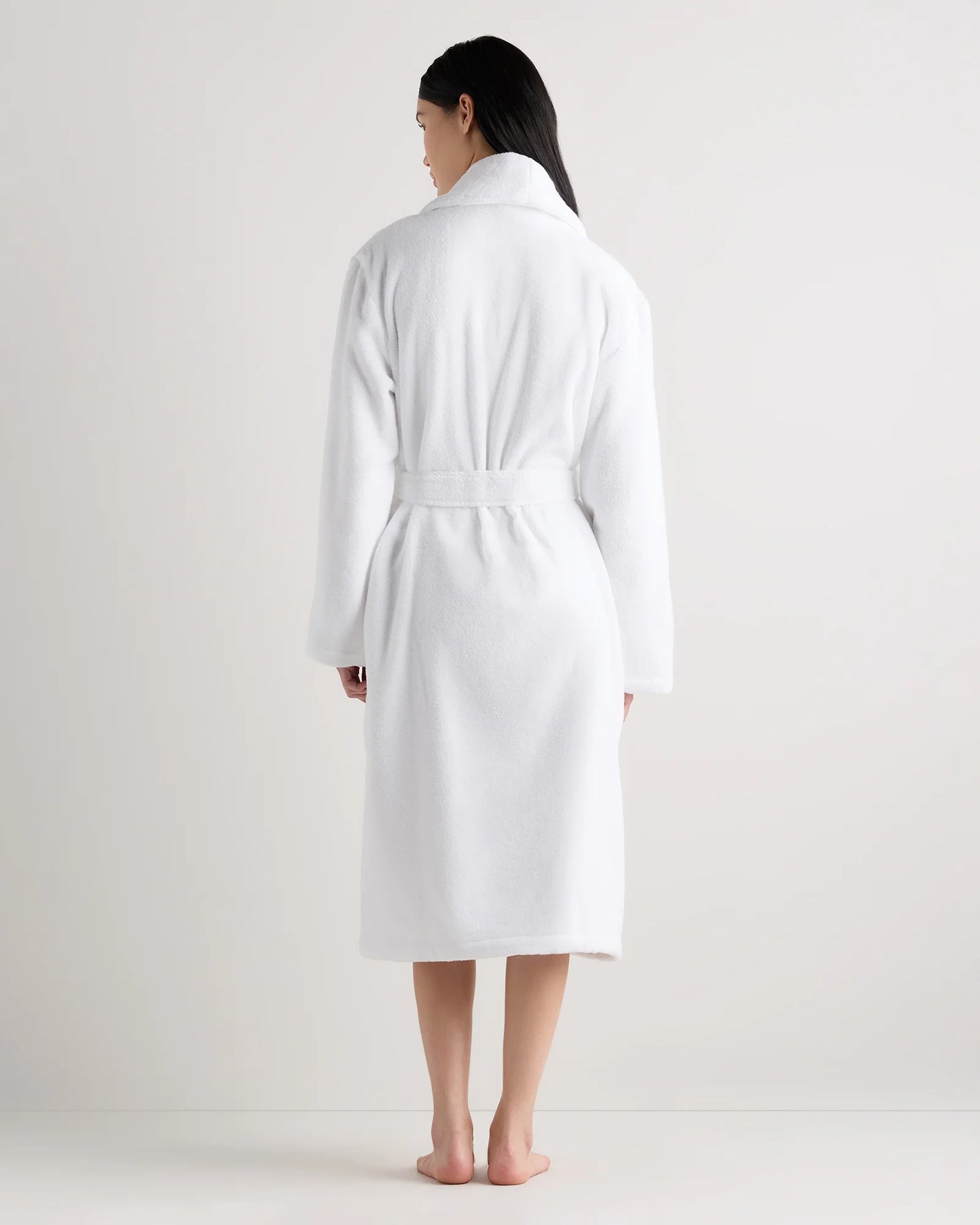 Turkish Cotton Terry Robe - XS / White