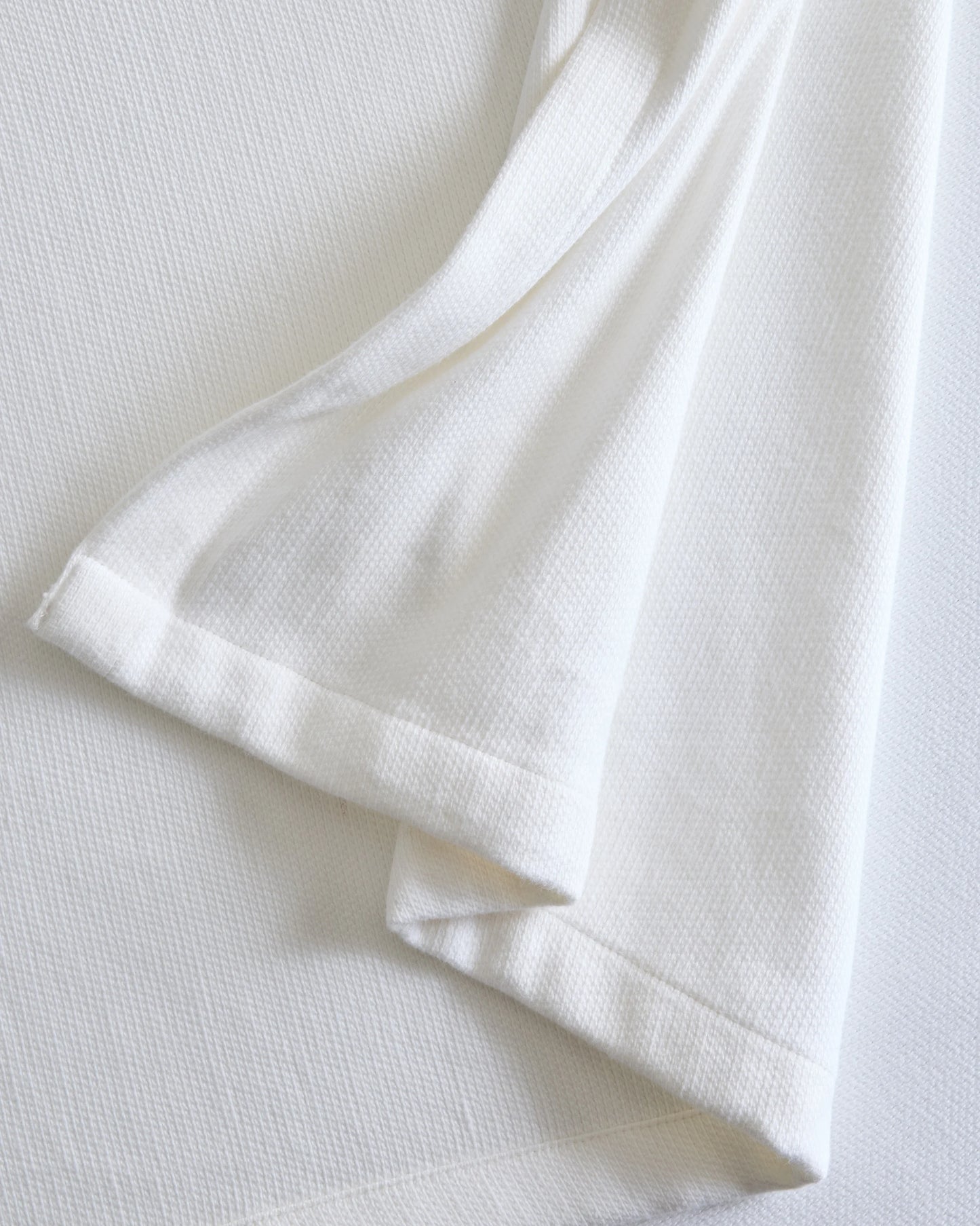 Luxury Organic Cotton Bed Blanket - Twin / White