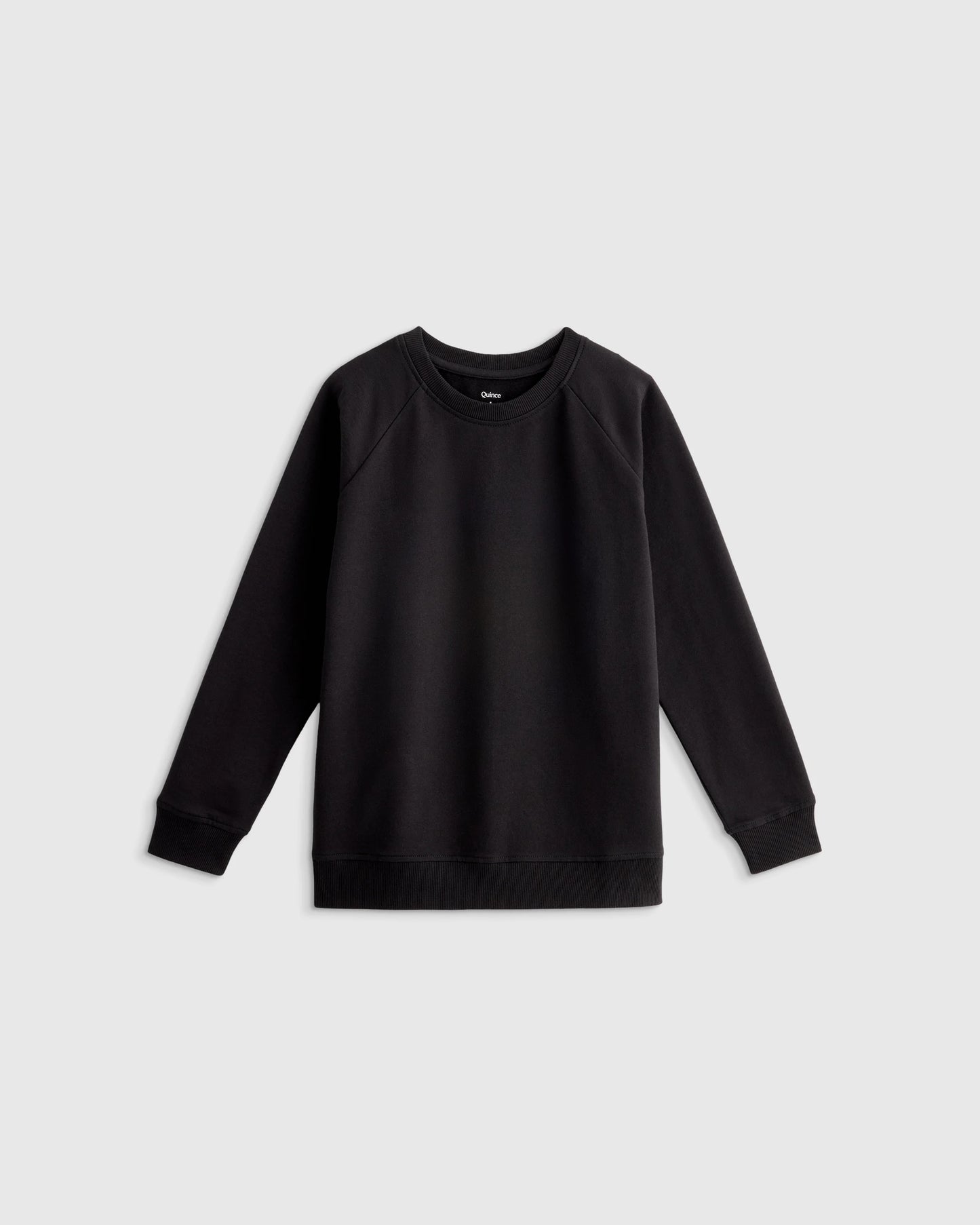 Organic Cotton French Terry Crew Neck Sweatshirt - 2T / Heart Graphic