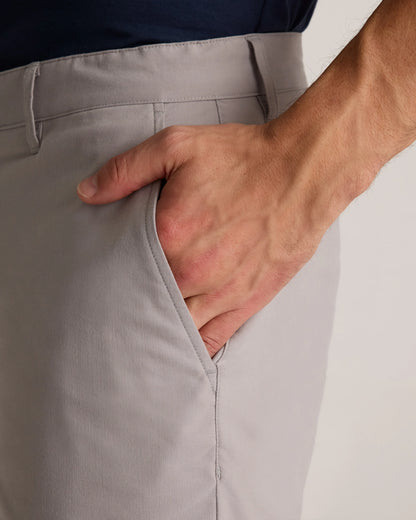 Organic Cotton Coolmax® Chino Shorts - 9" - 30 / Gravel