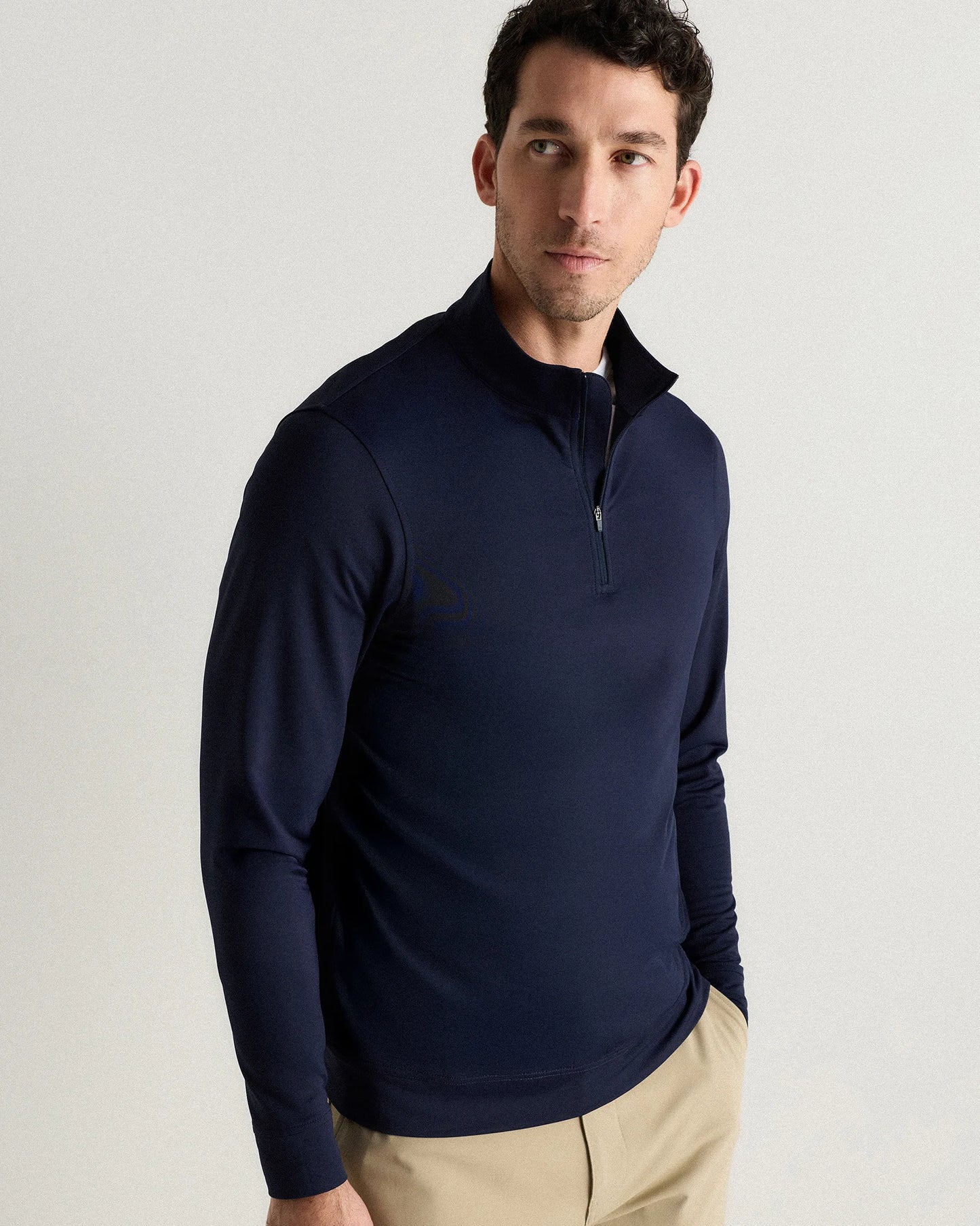 Performance Golf Quarter-Zip - S / Granite Grey