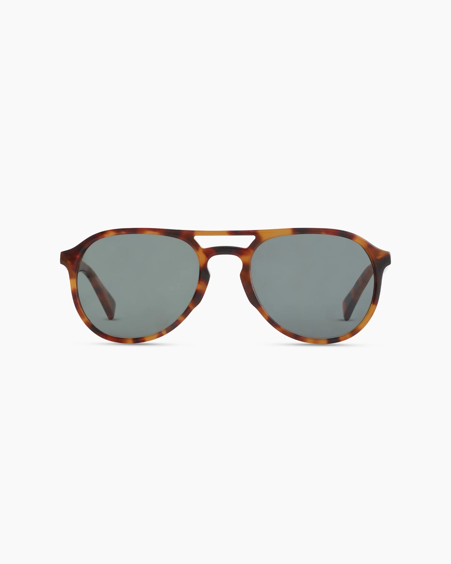 Kai Polarized Acetate Sunglasses - One Size / Ginger Tortoise with Green lens