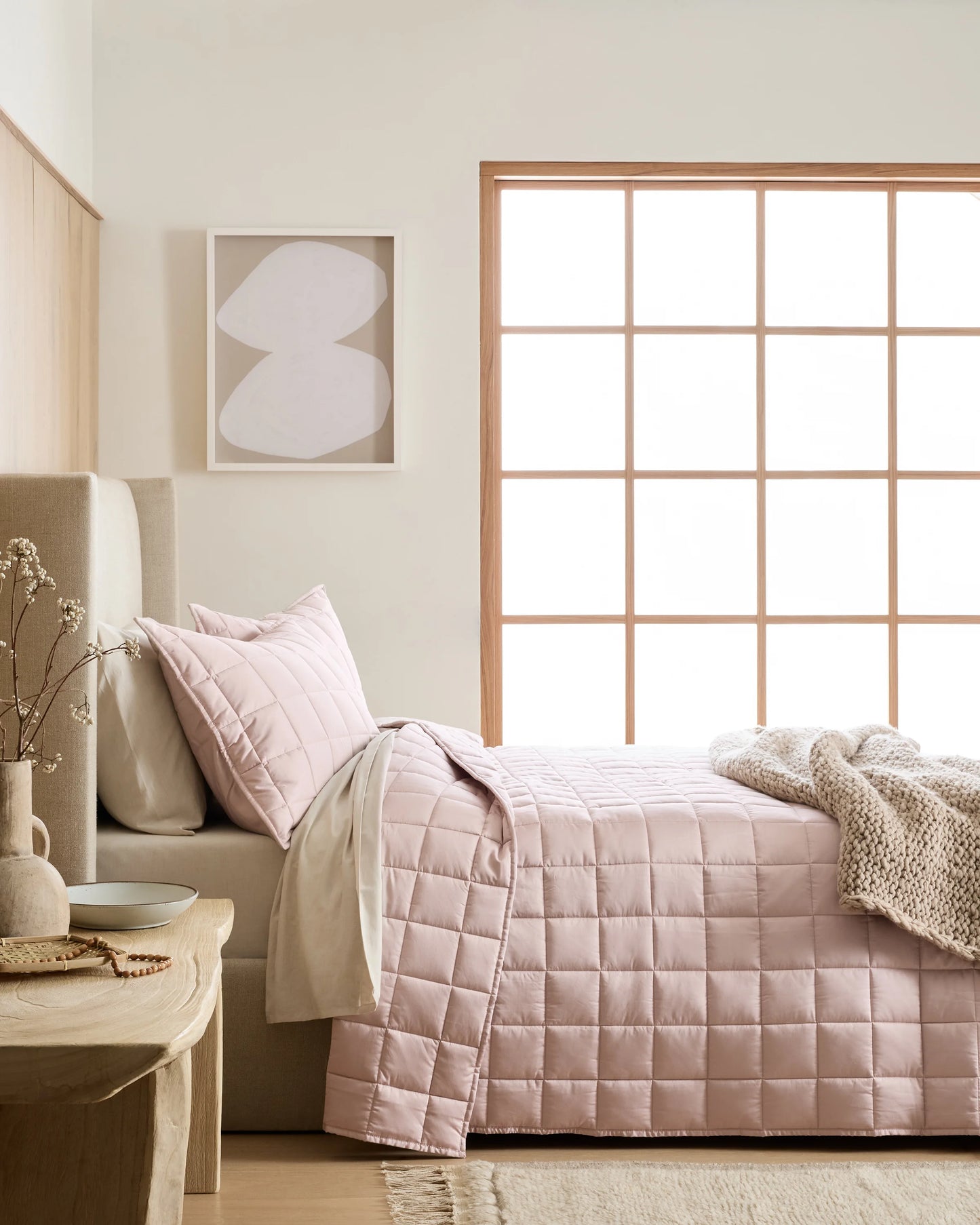 Bamboo Box Quilt - Twin / Sage