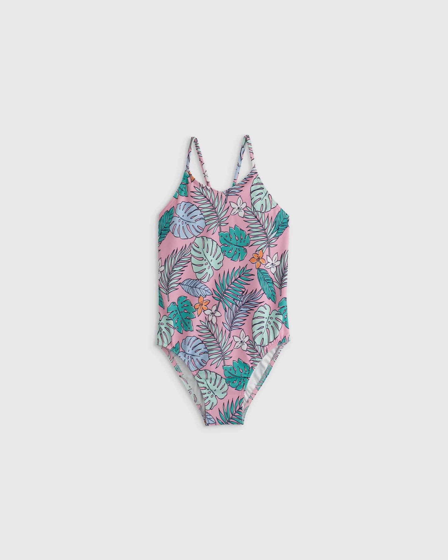 One-Piece Swimsuit - 2T / Wavy Fish